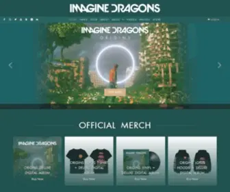 Imaginedragonsmusic.com(Imagine Dragons) Screenshot