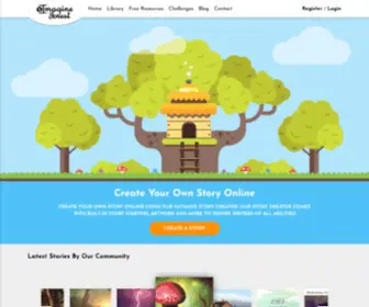 Imagineforest.com(Create Your Own Story Online) Screenshot