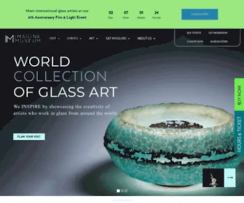Imaginemuseum.com(Glass museum St Petersburg (Florida)) Screenshot