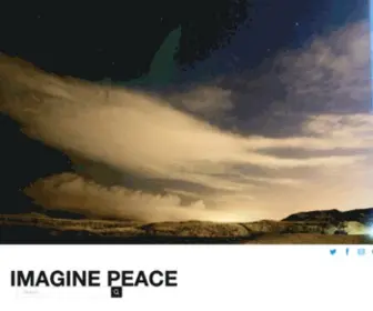 Imaginepeace.com(Think PEACE) Screenshot