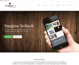 Imaginesoftech.com(Web design Company Rudrapur) Screenshot