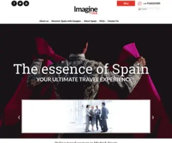 Imaginespainforyou.com(Travel agency in Madrid) Screenshot