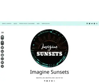 Imaginesunsets.com(Imagine Sunsets) Screenshot
