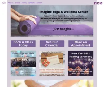 Imaginetheplace.com(Imagine Yoga & Wellness Center) Screenshot