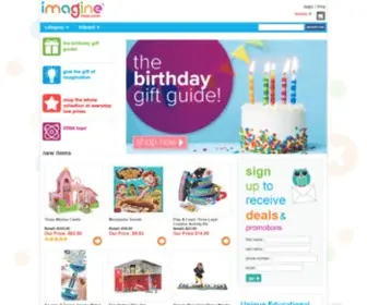 Imaginetoys.com(Imagine Toys®) Screenshot