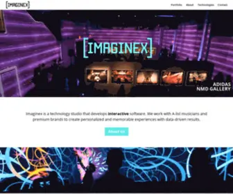 Imaginex.co(Imaginex is a team of creative technology professionals) Screenshot