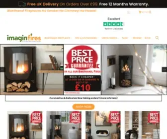 Imaginfires.co.uk(Bioethanol Fires & Bioethanol Fireplaces Specialists) Screenshot