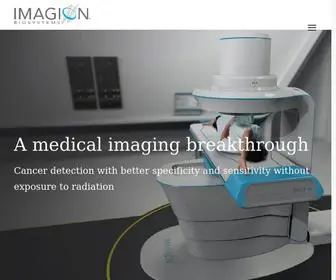 Imagionbiosystems.com(A medical imaging breakthrough) Screenshot