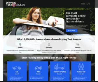 Imagitechlearning.co.uk(Driving Test Success Anytime) Screenshot
