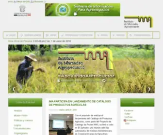 Ima.gob.pa(Instituto de Mercadeo Agropecuario) Screenshot