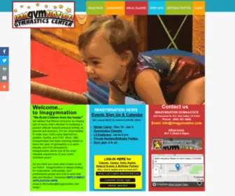 Imagymnationgymnastics.com(Imagymnation) Screenshot