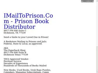 Imail2Prison.com(Prison Book Distributor) Screenshot