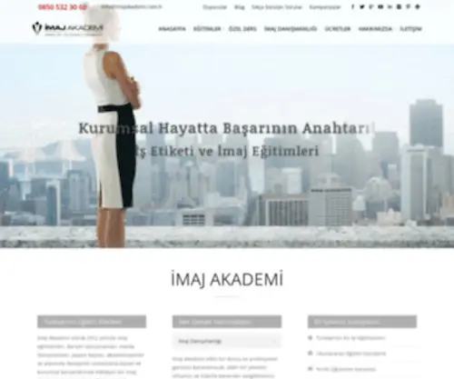Imajakademi.com.tr(İmaj Akademi Kişisel Kurumsal Etiket ve İmaj Kursu) Screenshot