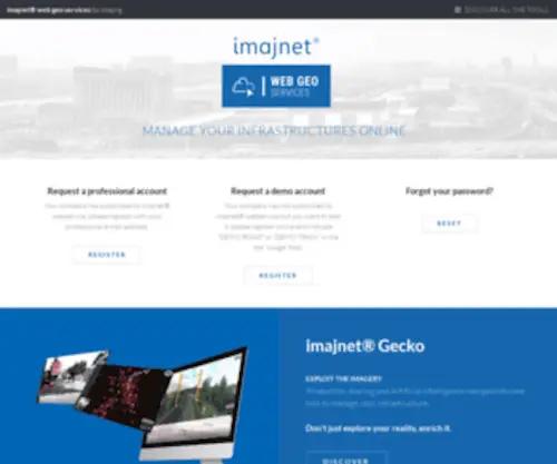 ImajNet.net(The 3D enabled imagery web service) Screenshot