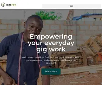 Imalipay.com(Empowering Africa's Gig Economy through tailored financial products) Screenshot