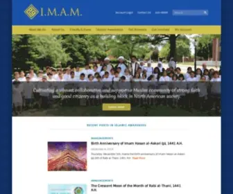 Imam-US.org(The Imam Mahdi Association of Marjaeya) Screenshot