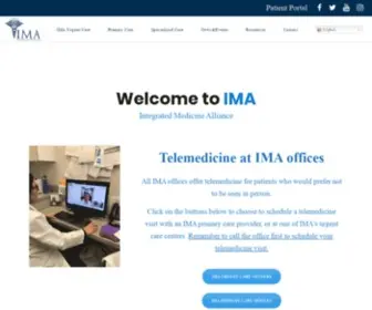 Imamd.com(Integrated Medicine Alliance) Screenshot