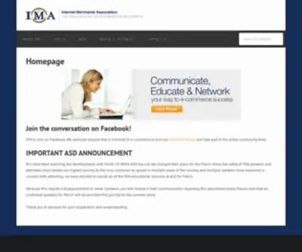 Imamerchants.org(Internet Merchants Association) Screenshot