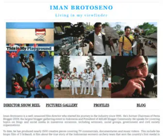 Imanbrotoseno.com(Iman Brotoseno) Screenshot