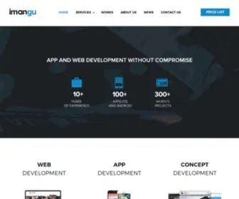 Imangu.com(Mobile App) Screenshot