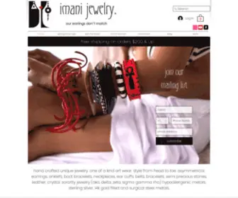 Imanijewelry.com(Imani jewelry) Screenshot