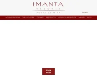 Imantaresorts.com(Luxury) Screenshot