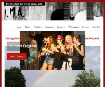 Ima.org(The Institute For the Musical Arts) Screenshot