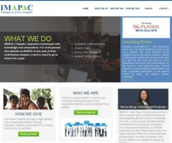Imapac.com(Home Page) Screenshot