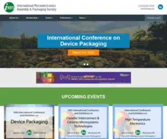 Imaps.org(International Microelectronics Assembly & Packaging Society) Screenshot