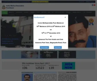 Imapune.com(Indian Medical Association) Screenshot