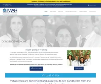 Imareston.com(IMAR Concierge Medicine) Screenshot