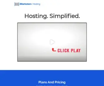 Imarketers.co(IMarketers Hosting iMarketers Hosting) Screenshot