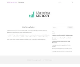 Imarketingfactory.com(IMarketing Factory Malta) Screenshot