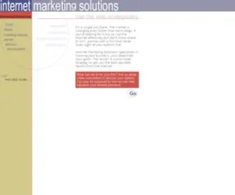 Imarketingsolutions.com(Internet Marketing Solutions Home) Screenshot