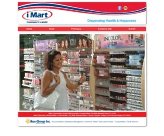 Imartstores.com(IMart Pharmacy and Convenience Store (Barbados)) Screenshot