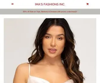 Imasfashions.com(Ima's Fashions Inc) Screenshot