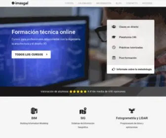 Imasgal.com(Formación en ingeniería) Screenshot