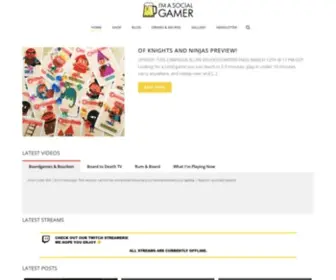 Imasocialgamer.com(I'm a Social Gamer) Screenshot