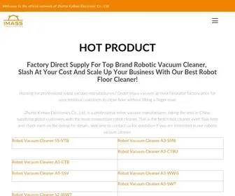 Imassrobotcleaner.com(Robotic Vacuum Cleaner & Robot Vacuum Manufacturers) Screenshot