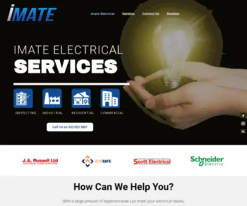 Imate.co.nz(Trusted Auckland Electricians for Your Home and Business) Screenshot