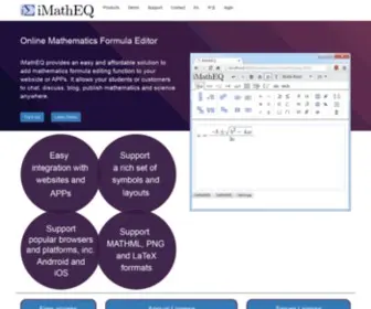 Imatheq.com(Mathematics Equation Editor) Screenshot