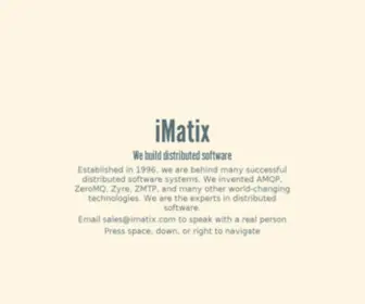 Imatix.com(Imatix) Screenshot