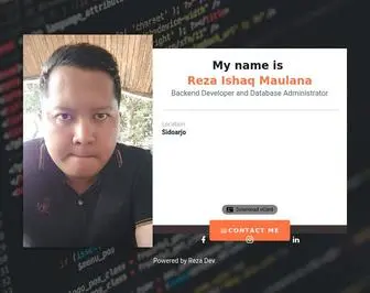 Imaulana.com(Reza Ishaq Maulana) Screenshot