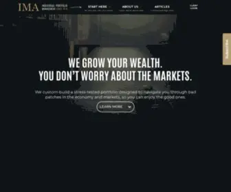 Imausa.com(Investment management associates) Screenshot