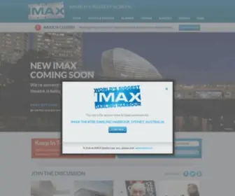 Imax.com.au(The LG IMAX Theatre Sydney) Screenshot