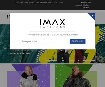 Imaxfashions.com(Women & Men's Clothing) Screenshot