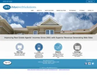 Imaxwebsolutions.com(Real estate web sites) Screenshot