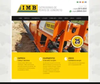 IMB-Brasil.com.br(Extrusoras de perfis de concreto) Screenshot
