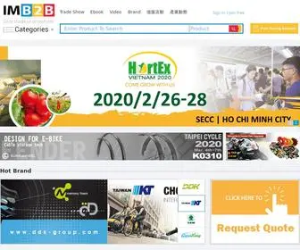IMB2B.com(Taiwan B2B Portal) Screenshot