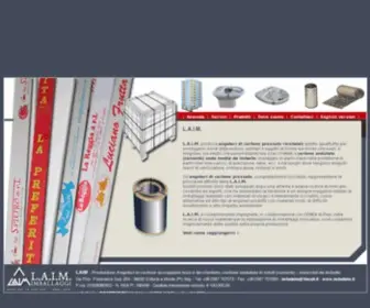 Imbalaim.it(LAIM angolari imballaggi cartone) Screenshot